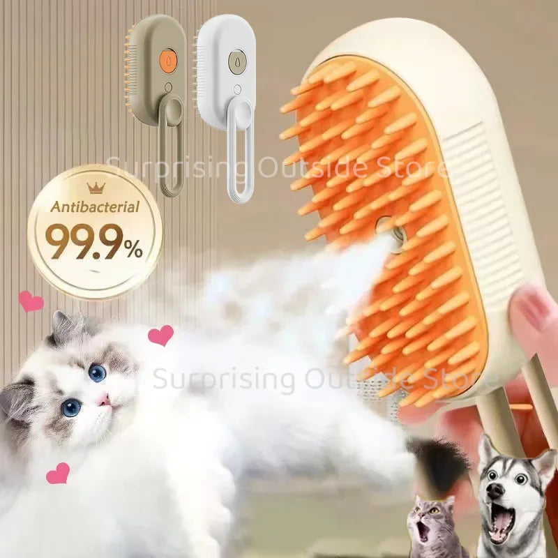 Cat Dog Pet Escova a Fapor